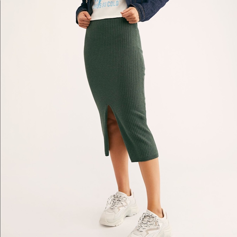 Free People Skyline Midi Skirt
